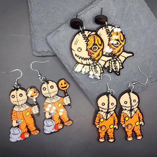 Scary Sweet Trick or Treat Earrings