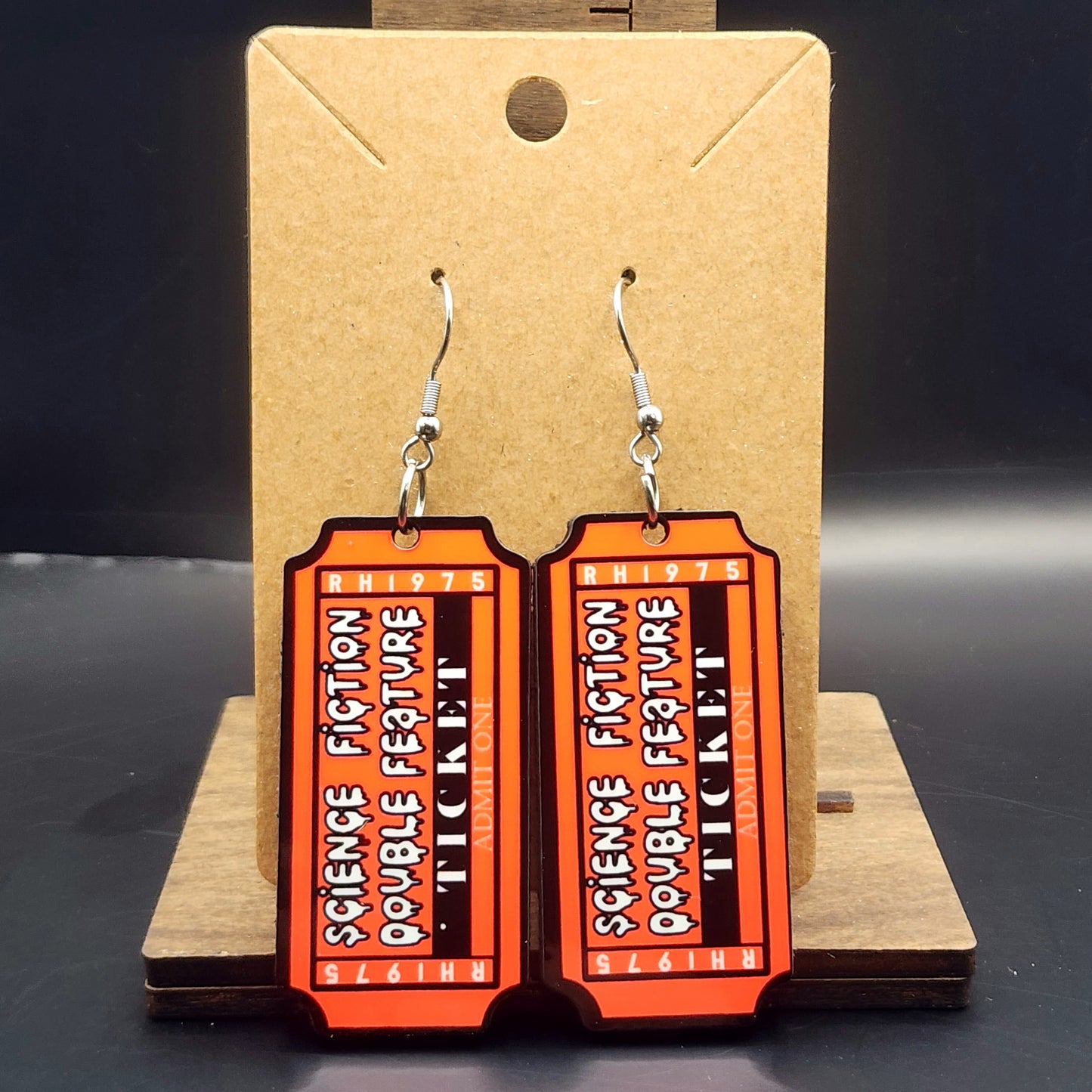 Picture Show Tickets Earrings