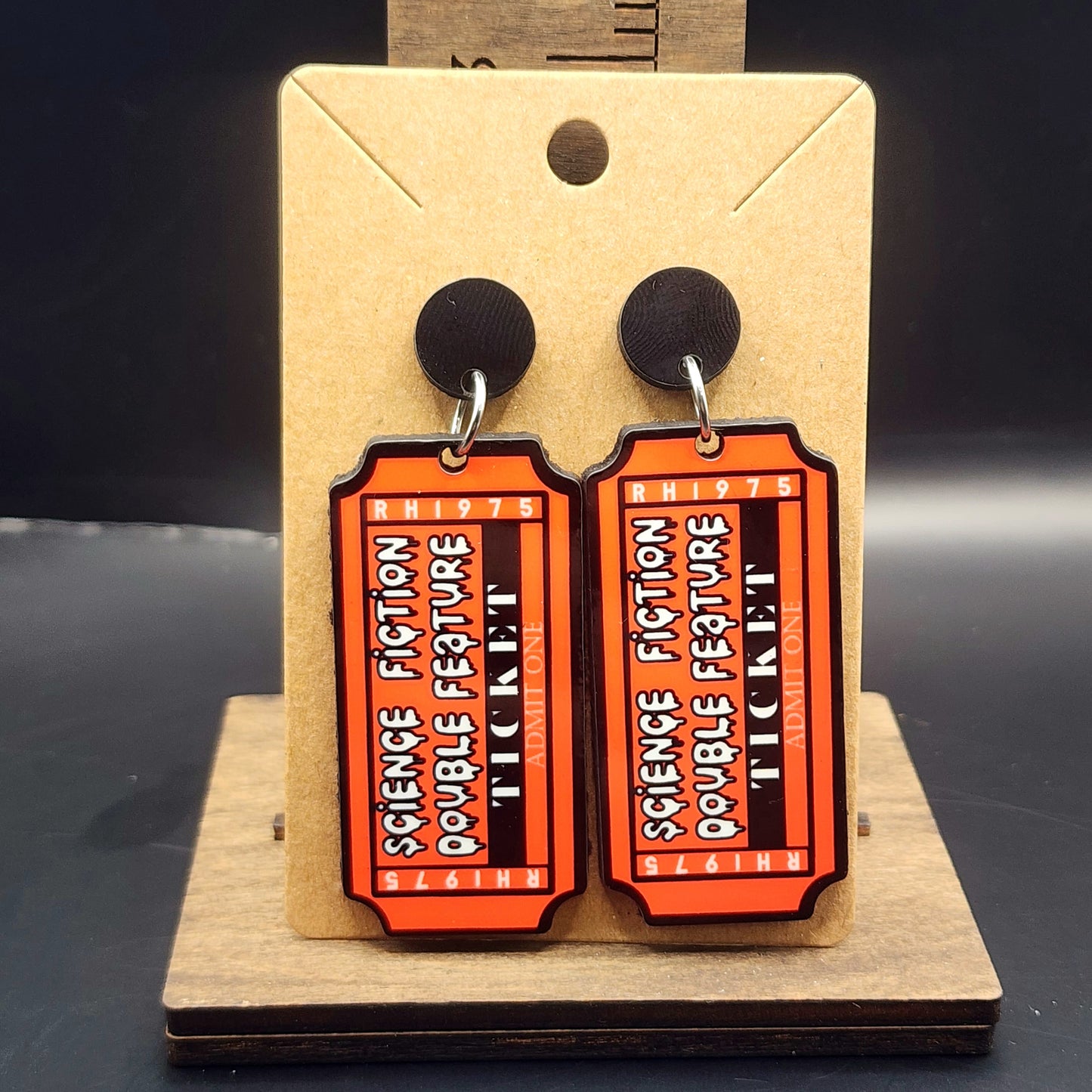 Picture Show Tickets Earrings