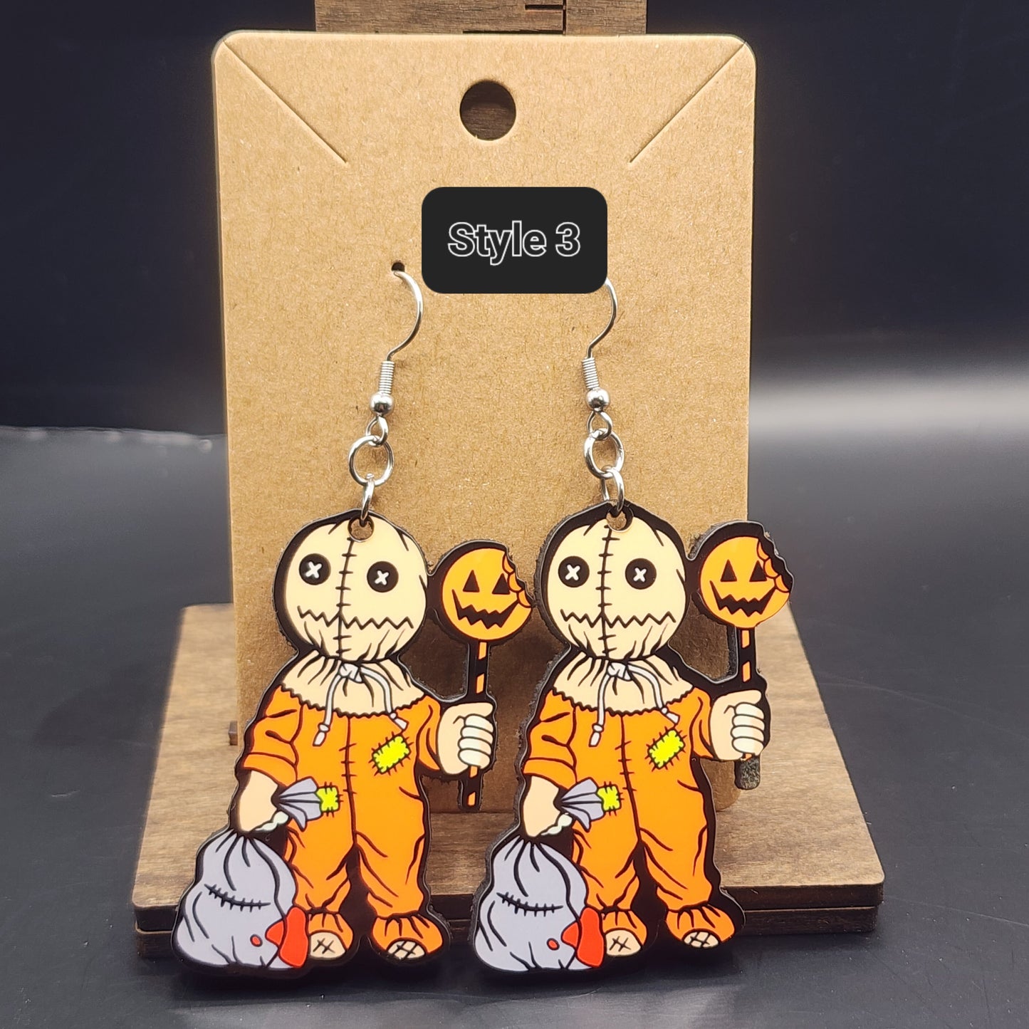 Scary Sweet Trick or Treat Earrings